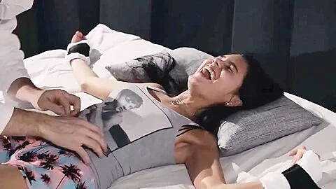 Brunette Model Bound And Tickled