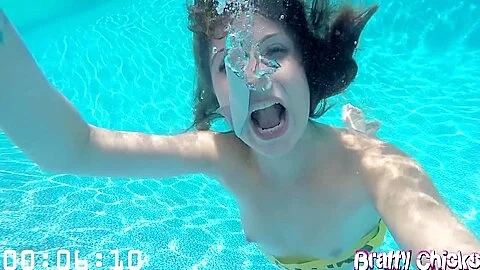 Handcuffed Underwater Bondage