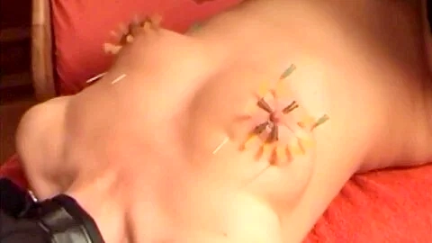 Needles In Her Tits
