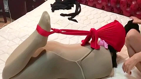 Pantyhose Bondage - Lesbian